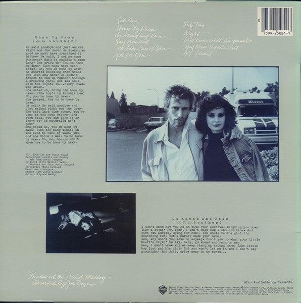 John David Souther - Home By Dawn (Vinyl, LP, Album) Very Good Plus (VG+) / Very Good (VG)