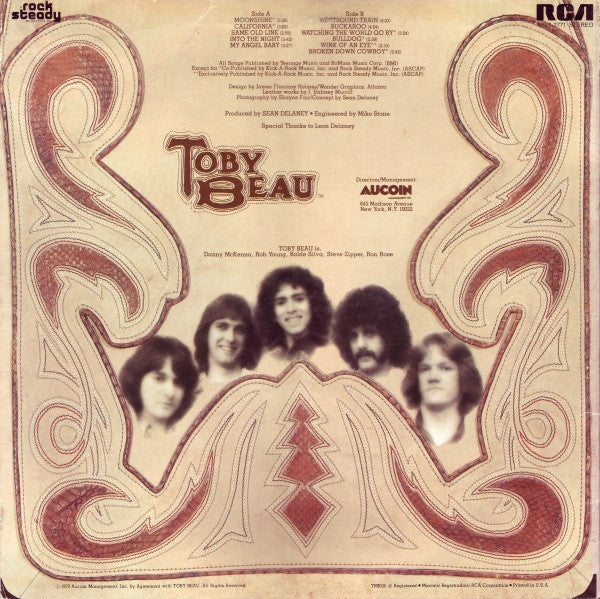 Toby Beau - Toby Beau (Vinyl, LP, Album) Very Good (VG) / Very Good (VG)