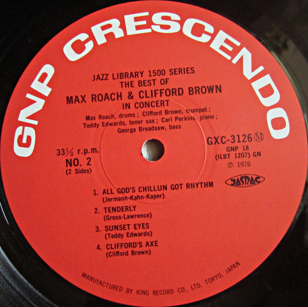 Clifford Brown And Max Roach - The Best Of Max Roach And Clifford B...
