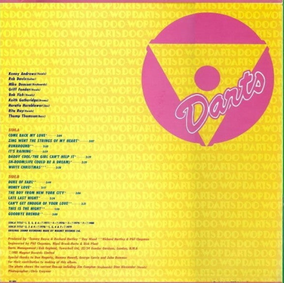 Darts - Doo-Wop Darts (Vinyl, LP, Compilation) Good Plus (G+) / Very Good Plus (VG+)