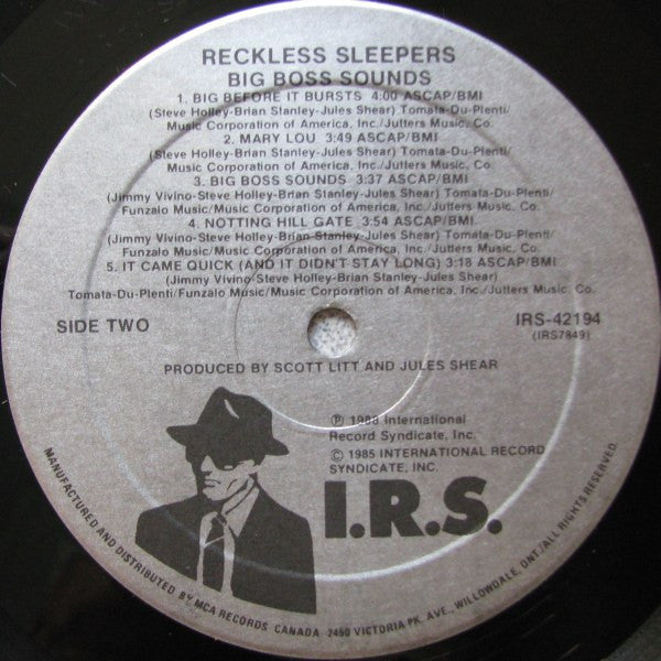 Reckless Sleepers - Big Boss Sounds (Vinyl, LP, Album) Very Good (VG) / Very Good (VG)
