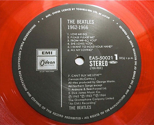 The Beatles - 1962-1966 (Vinyl, LP, Compilation, Reissue, Stereo)