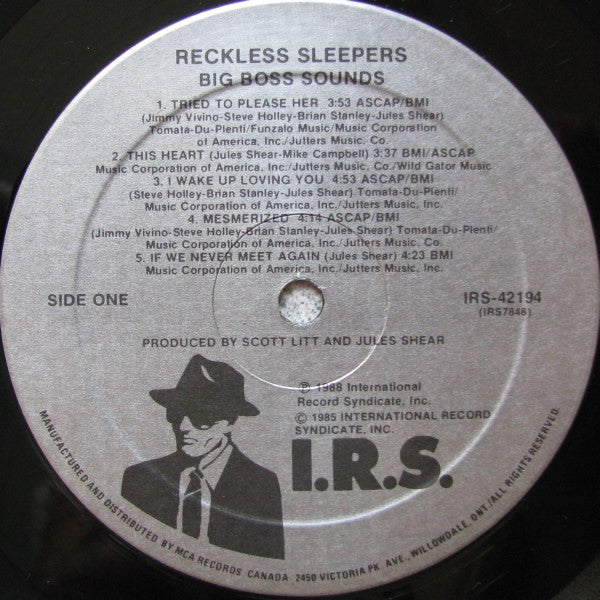 Reckless Sleepers - Big Boss Sounds (Vinyl, LP, Album) Very Good (VG) / Very Good (VG)
