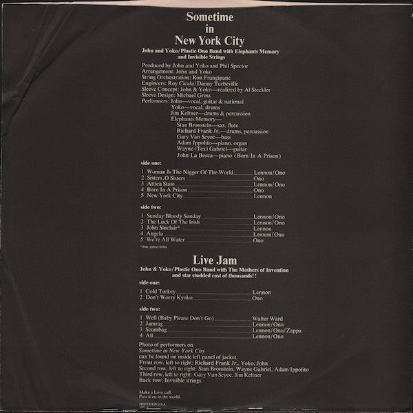 John Lennon & Yoko Ono - Some Time In New York City (2xVinyl, LP, Album, Reissue) Very Good Plus (VG+) / Very Good Plus (VG+)