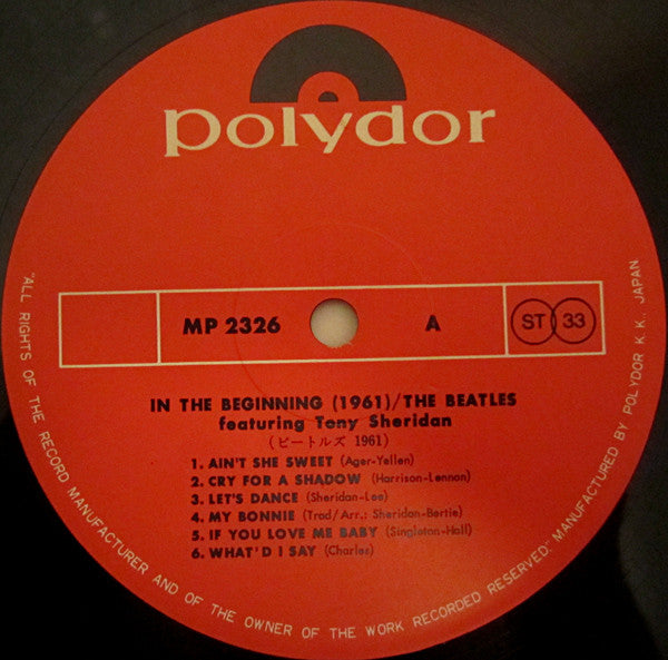 The Beatles - In The Beginning (1961) (Vinyl, LP, Compilation, Reis...