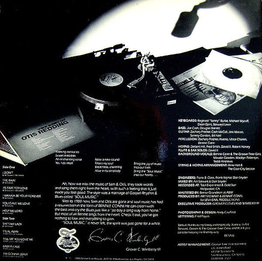 Bennie Conn - Soul Music (Vinyl, LP, Album) Very Good Plus (VG+) / Very Good (VG)