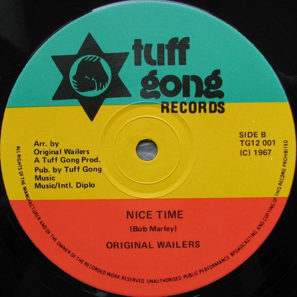 The Wailers - Music Lesson / Nice Time (Vinyl, 12") Good Plus (G+) / Very Good Plus (VG+)