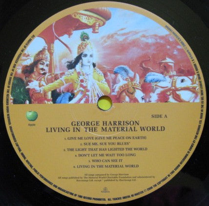 George Harrison - Living In The Material World (Vinyl, LP, Album, Reissue, Remastered) Very Good Plus (VG+) / Very Good Plus (VG+)