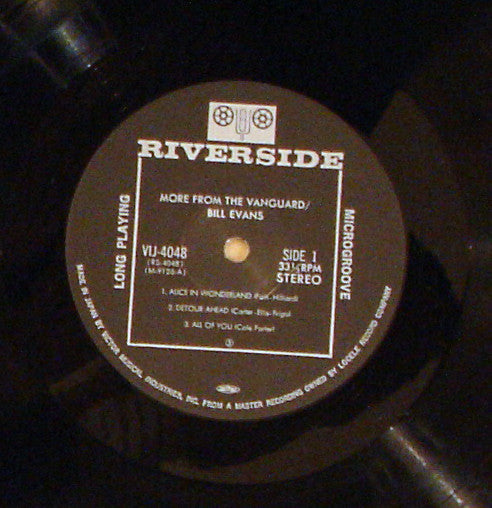 Bill Evans - More From The Vanguard (Vinyl, LP, Album, Stereo)