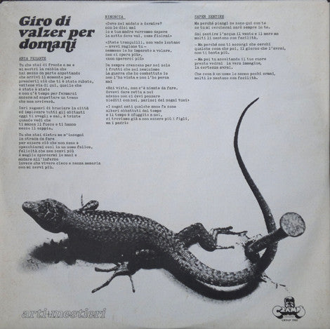 Arti & Mestieri - Giro Di Valzer Per Domani (Vinyl, LP, Album, Stereo) Near Mint (NM or M-) / Very Good Plus (VG+)