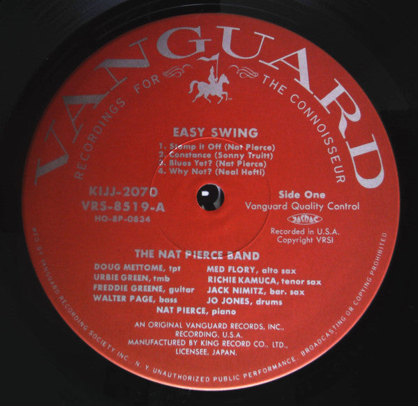 The Nat Pierce Bandstand - Easy Swing (Vinyl, LP, Compilation, Reissue, Mono) Very Good Plus (VG+) / Very Good Plus (VG+)