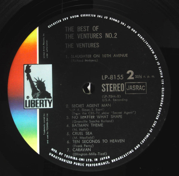 The Ventures - The Best Of The Ventures Vol. 2 (Vinyl, LP, Compilation, Reissue, Stereo) Very Good (VG) / Very Good (VG)
