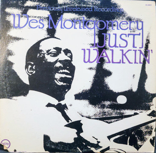 Wes Montgomery - Just Walkin' (Vinyl, LP, Album, Stereo) Very Good (VG) / Good Plus (G+)
