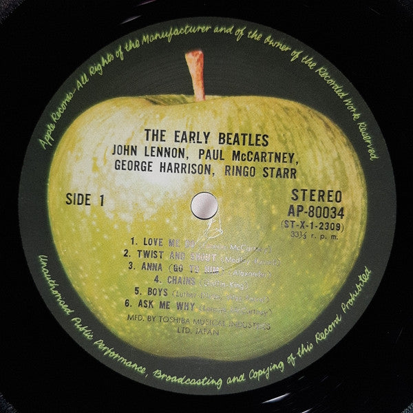 The Beatles - The Early Beatles (Vinyl, LP, Compilation, Stereo)