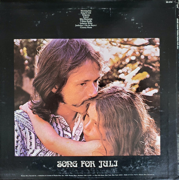 Jesse Colin Young - Song For Juli (Vinyl, LP, Album) Good Plus (G+) / Poor (P)