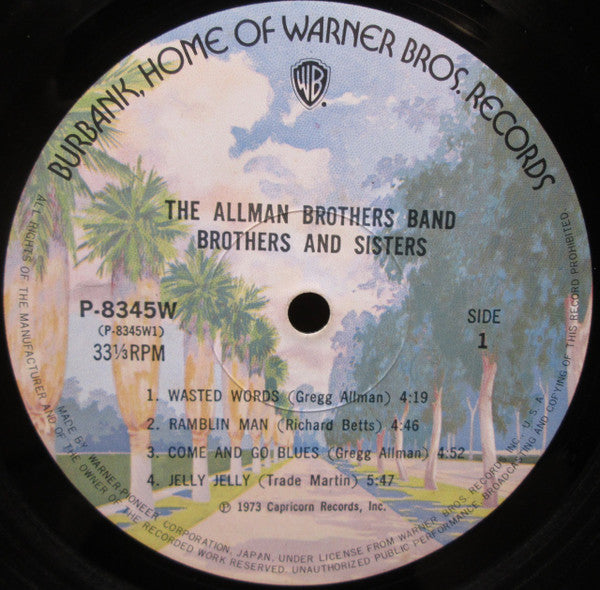 The Allman Brothers Band - Brothers And Sisters (Vinyl, LP, Album, ...