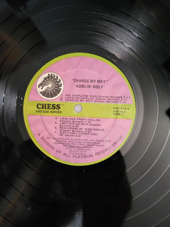 Howlin' Wolf - Change My Way (Vinyl, LP, Compilation, Reissue, Stereo) Very Good (VG) / Very Good (VG)