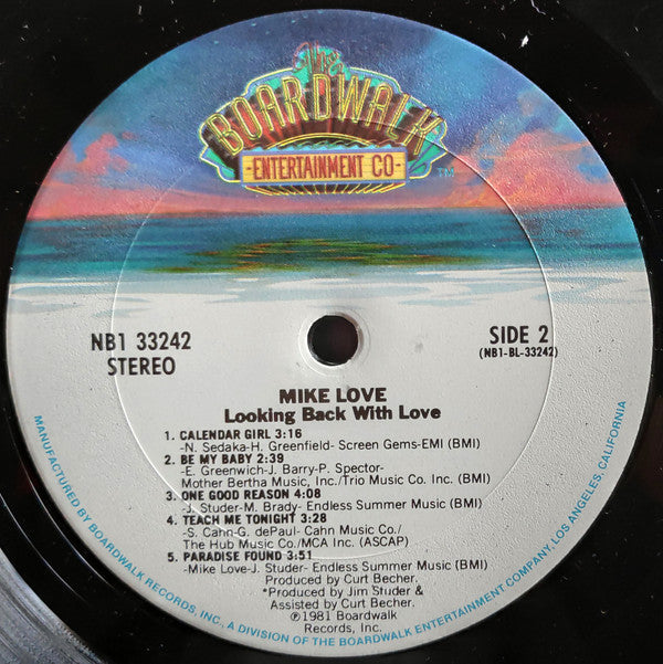 Mike Love - Looking Back With Love (Vinyl, LP, Album, Reissue, Stereo) Very Good Plus (VG+) / Very Good Plus (VG+)