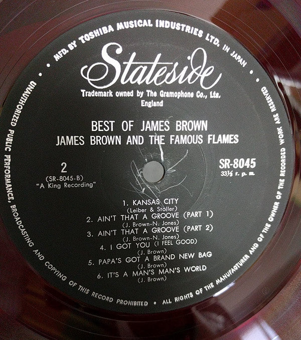 James Brown - Best Of James Brown (Vinyl, LP, Compilation, Stereo) Very Good (VG) / Very Good (VG)