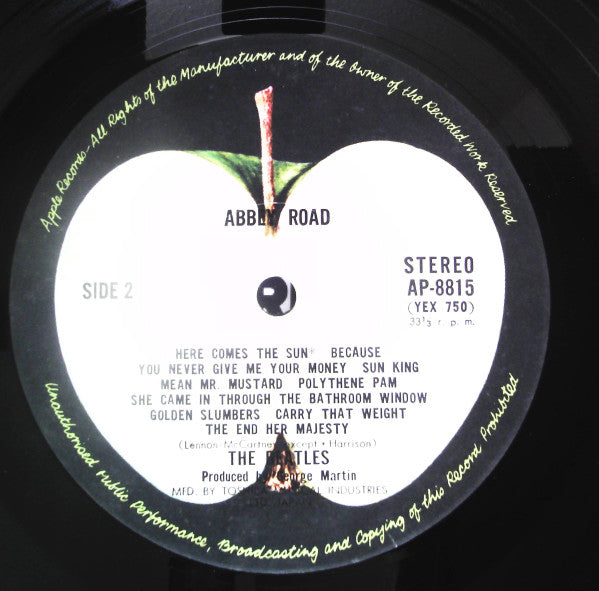 The Beatles - Abbey Road (Vinyl, LP, Album, Reissue)