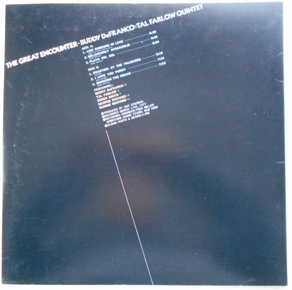 Buddy DeFranco - Tal Farlow Quintet - The Great Encounter (Vinyl, L...