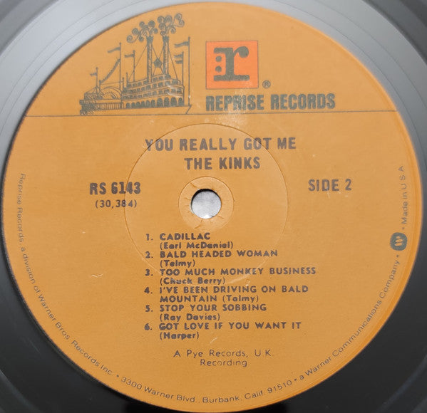 The Kinks - You Really Got Me (Vinyl, LP, Album, Reissue, Stereo) Very Good (VG) / Very Good Plus (VG+)