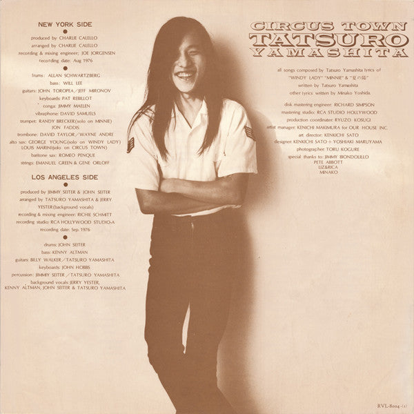 Tatsuro Yamashita - Circus Town (Vinyl, LP, Album, Stereo)