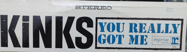 The Kinks - You Really Got Me (Vinyl, LP, Album, Reissue, Stereo) Very Good (VG) / Very Good Plus (VG+)