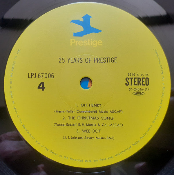 Various - 25 Years Of Prestige (2xVinyl, LP, Compilation) Good Plus (G+) / Good Plus (G+)