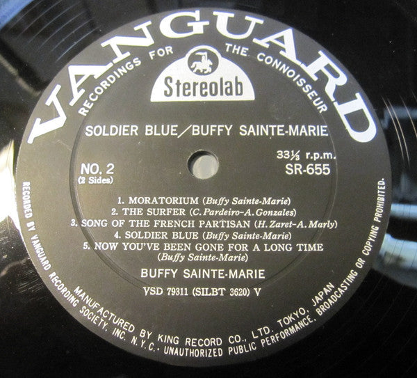 Buffy Sainte-Marie - Soldier Blue (Vinyl, LP, Album, Stereo) Very Good Plus (VG+) / Very Good Plus (VG+)
