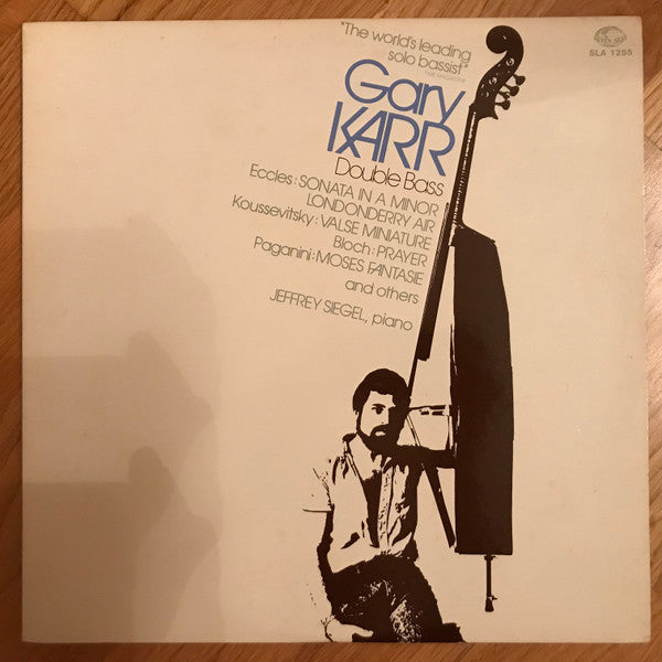 Gary Karr - Plays Double-Bass (Vinyl, LP, Reissue, Stereo) Very Good Plus (VG+) / Very Good (VG)