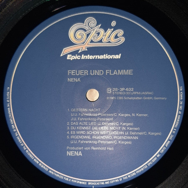 Nena - Feuer Und Flamme (Vinyl, LP, Album)