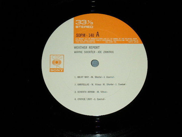 Weather Report - Weather Report (Vinyl, LP, Album, Reissue) Very Good Plus (VG+) / Very Good (VG)