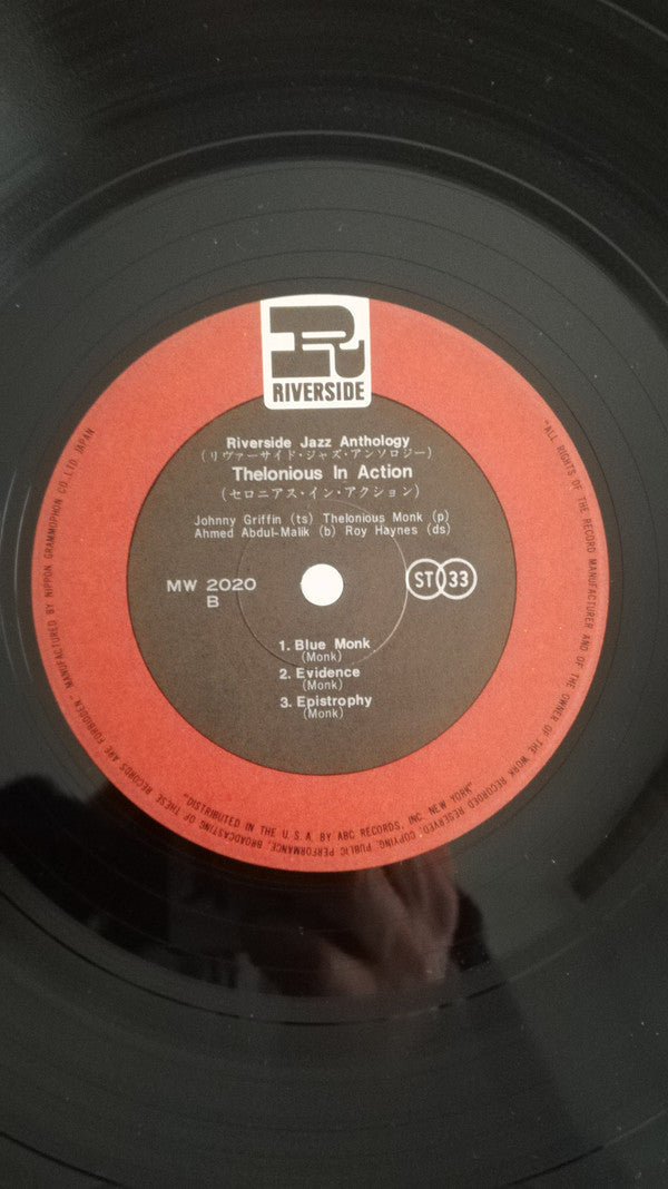 The Thelonious Monk Quartet - Thelonious In Action (Vinyl, LP, Album, Reissue) Very Good (VG) / Good Plus (G+)