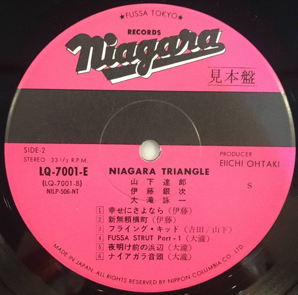 Niagara Triangle - Niagara Triangle Vol. 1 (Vinyl, LP, Album, Promo) Very Good Plus (VG+) / Very Good (VG)