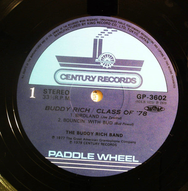 Buddy Rich - Class Of '78 (Vinyl, LP, Limited Edition) Near Mint (NM or M-) / Very Good (VG)