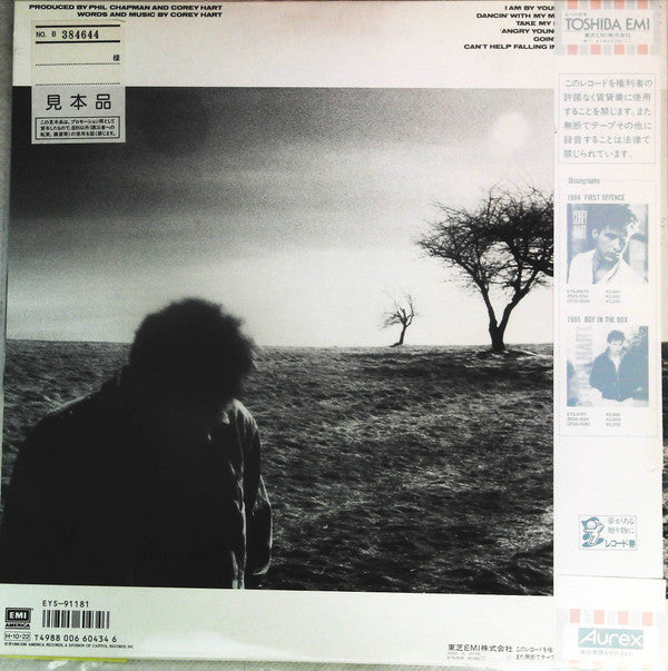 Corey Hart - Fields Of Fire (Vinyl, LP, Album, Promo) Near Mint (NM or M-) / Very Good Plus (VG+)