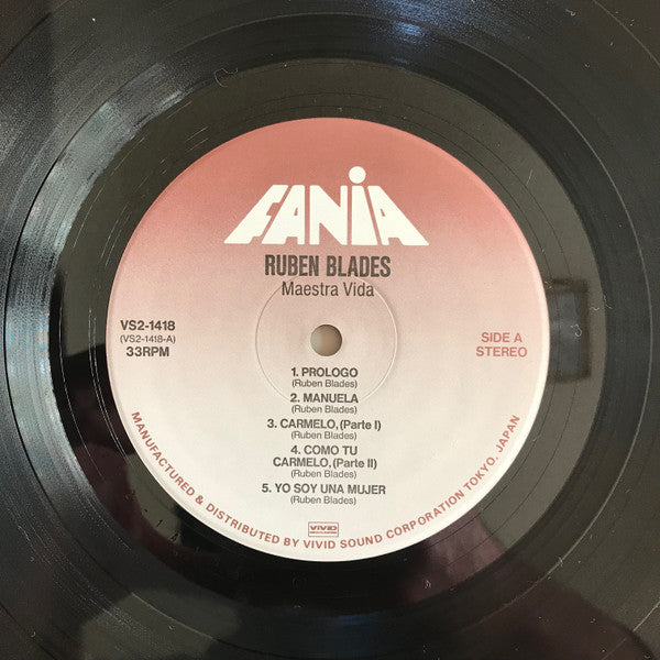 Ruben Blades - Maestra Vida Primera Parte + Segunda Parte (2xVinyl, LP, Album, Compilation) Near Mint (NM or M-) / Near Mint (NM or M-)