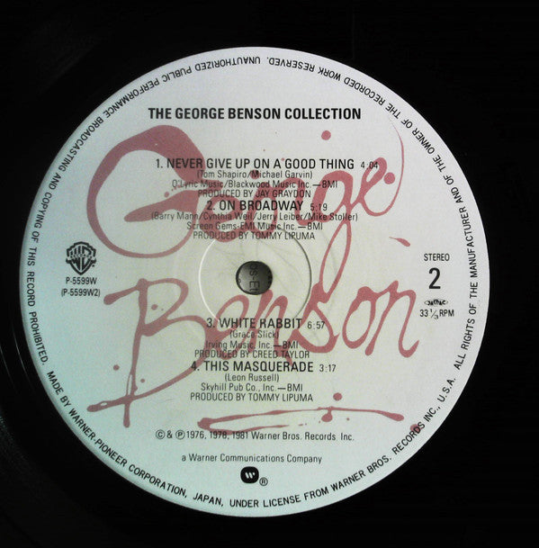 George Benson - The George Benson Collection (Vinyl, LP, Compilation)