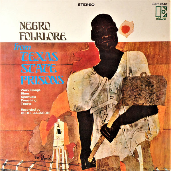 Various - Negro Folklore From Texas State Prisons = 黒人囚の歌 / テキサス州監獄から (Vinyl, LP, Reissue, Stereo) Very Good Plus (VG+) / Very Good (VG)