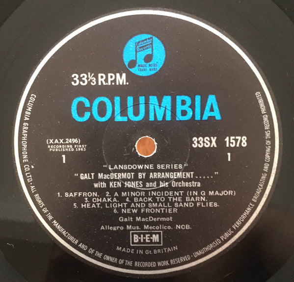 Galt MacDermot - Galt MacDermot By Arrangement (Vinyl, LP) Very Good (VG) / Good Plus (G+)