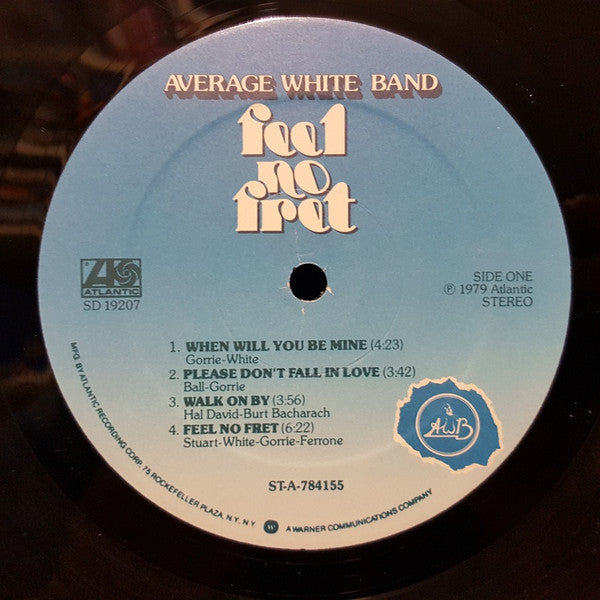 Average White Band - Feel No Fret (Vinyl, LP, Album) Good Plus (G+) / Very Good (VG)