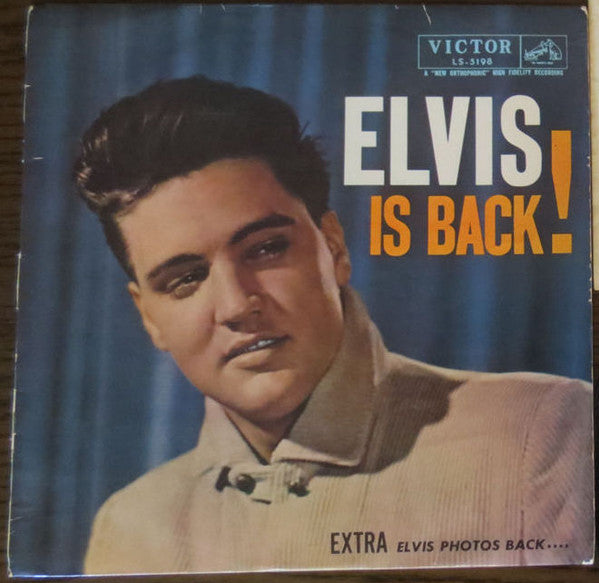 Elvis Presley - Elvis Is Back! (Vinyl, LP, Album, Mono) Good Plus (G+) / Very Good (VG)