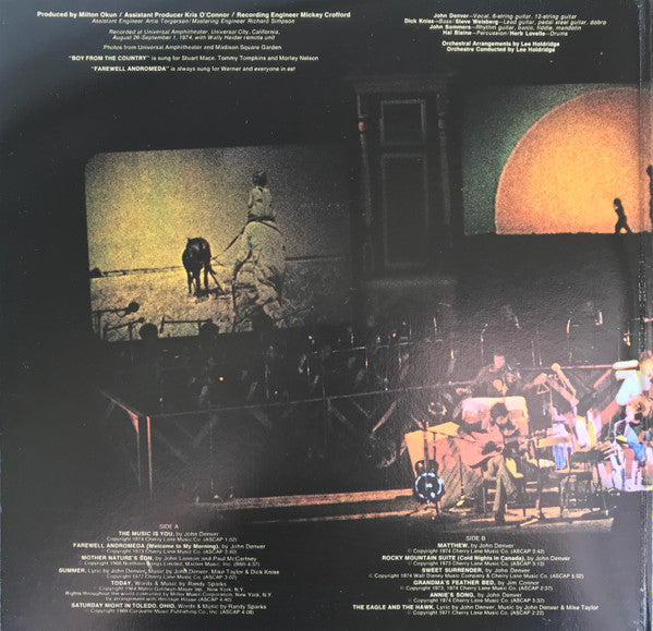 John Denver - An Evening With John Denver (2xVinyl, LP, Album, Reissue) Near Mint (NM or M-) / Very Good Plus (VG+)