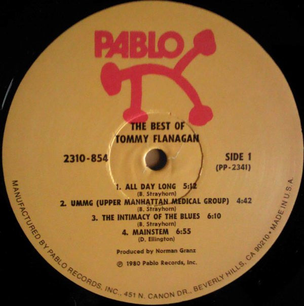 Tommy Flanagan - The Best Of (Vinyl, LP, Compilation) Very Good Plus (VG+) / Very Good Plus (VG+)