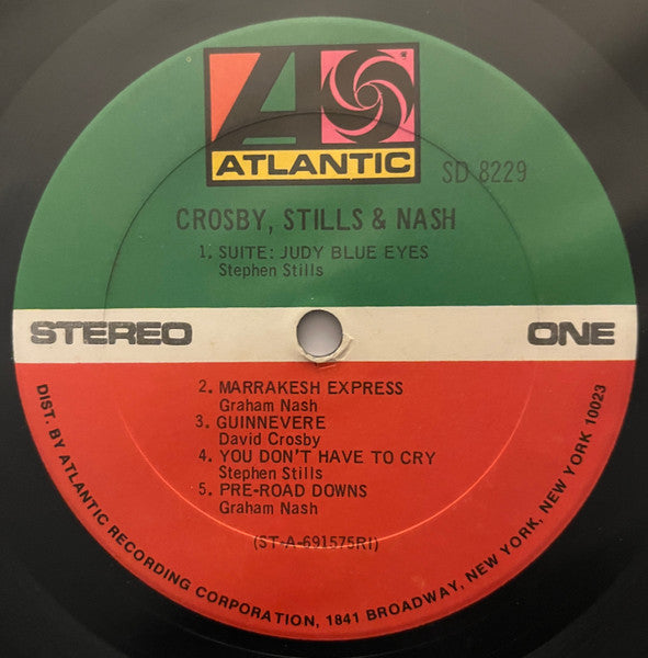 Crosby, Stills & Nash - Crosby, Stills & Nash (Vinyl, LP, Album, Reissue, Stereo) Very Good Plus (VG+) / Very Good (VG)
