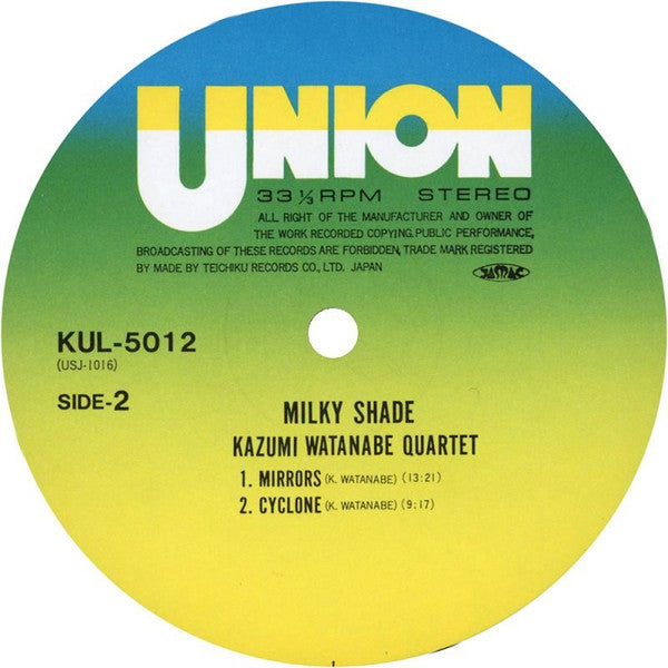 Kazumi Watanabe Quartet - ミルキー·シェード = Milky Shade (Vinyl, LP, Album...