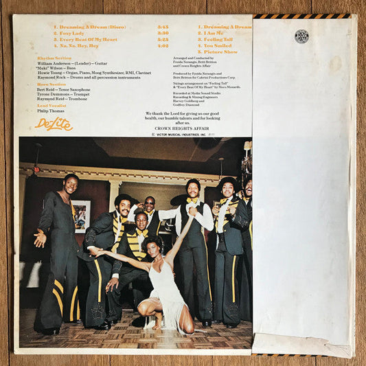 Crown Heights Affair - Foxy Lady (Vinyl, LP, Album, Promo, Reissue) Near Mint (NM or M-) / Good Plus (G+)