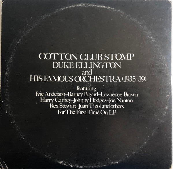 Duke Ellington And His Orchestra - Cotton Club Stomp (1935-39) (Vin...