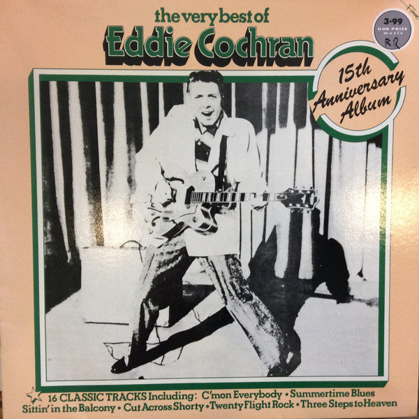 Eddie Cochran - The Very Best Of Eddie Cochran (Vinyl, LP, Compilation, Mono, Reissue) Near Mint (NM or M-) / Very Good Plus (VG+)